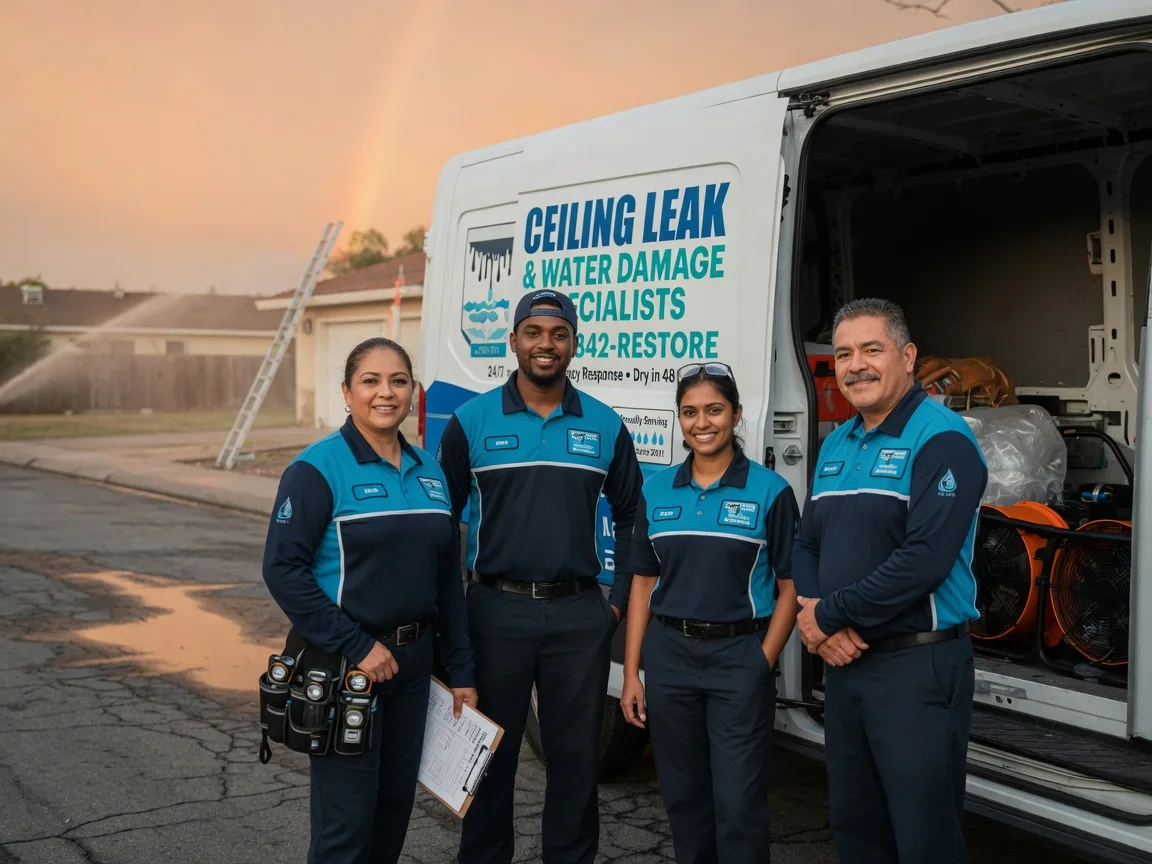 Ceiling Leak Cleanup company in Oakland, ME